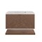 James Martin Vanities Marcello 36in Single Vanity, Chestnut w/ 3 CM Eternal Jasmine Pearl Top D200-V36-CSN-3EJP - alternate 1